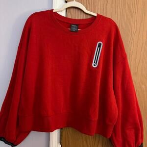 Nwt sports illustrated red cropped